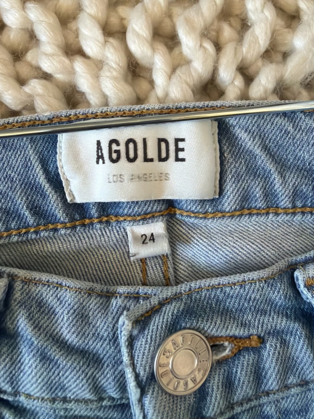 AGOLDE | High Rise Stovepipe Jeans in Destination - Picture 9 of 11